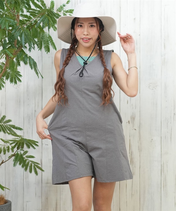 REEF リーフ 水着 ラッシュガード タンクトップ レディース 水陸両用 UVカット ショートパンツサロペット REEF25S-01