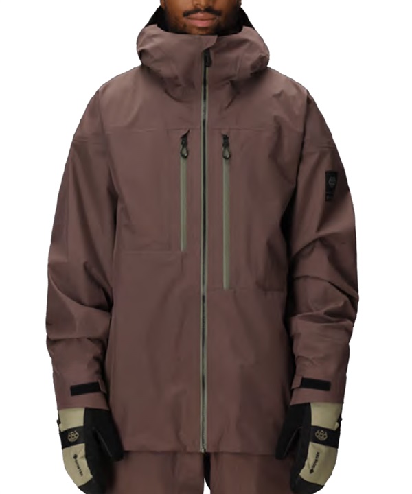 【早期購入/店頭受取対象外】 686 シックスエイトシックス スノーボード ウェア ジャケット ユニセックス GORE-TEX 3L ATV  ゴアテックス 25-26モデル MM A17