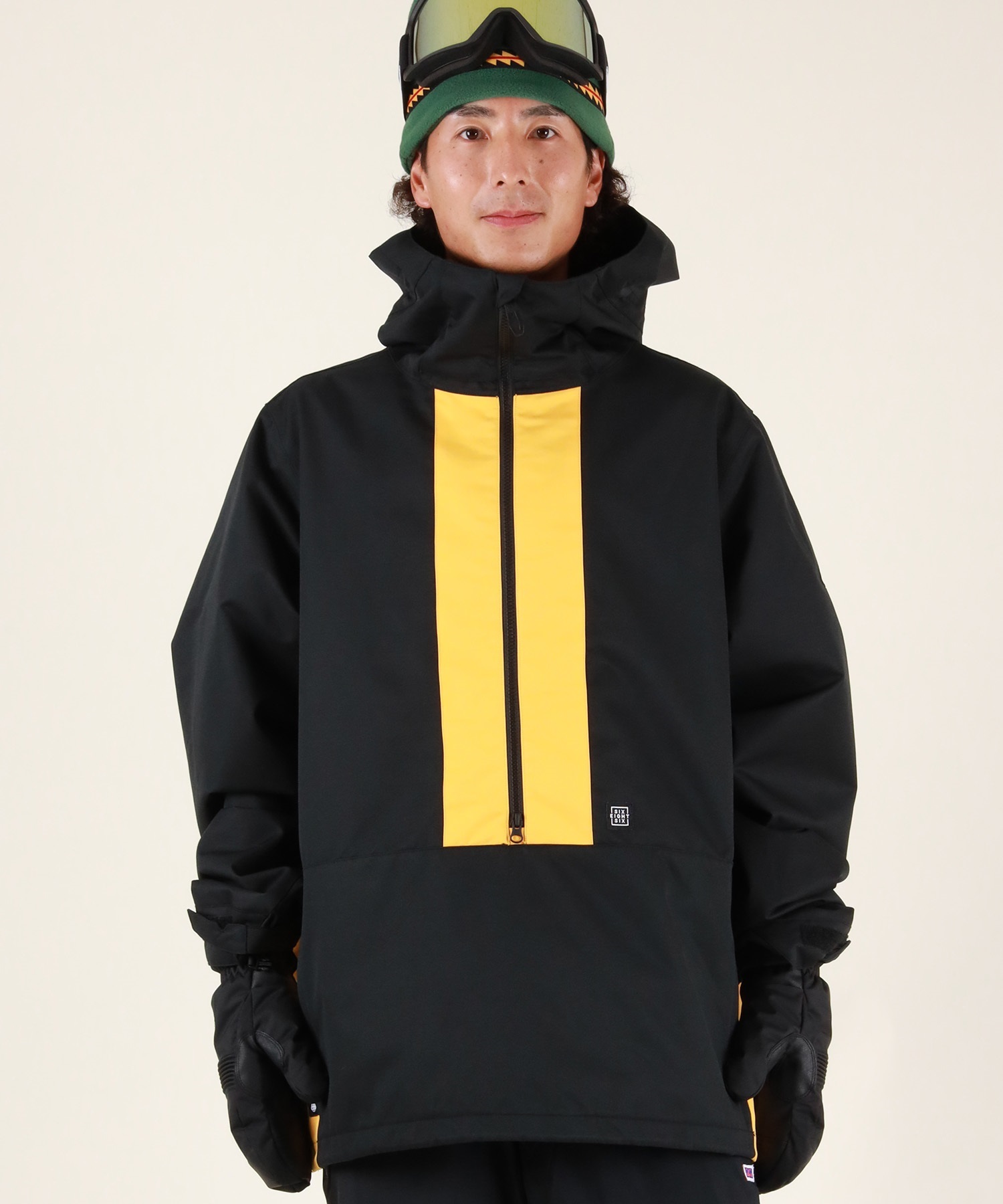 【着用数回】686 スノーボードウェア【Mサイズ】 686 シックスエイトシックス GORE-TEX FRAGMENT SHELL ユニ