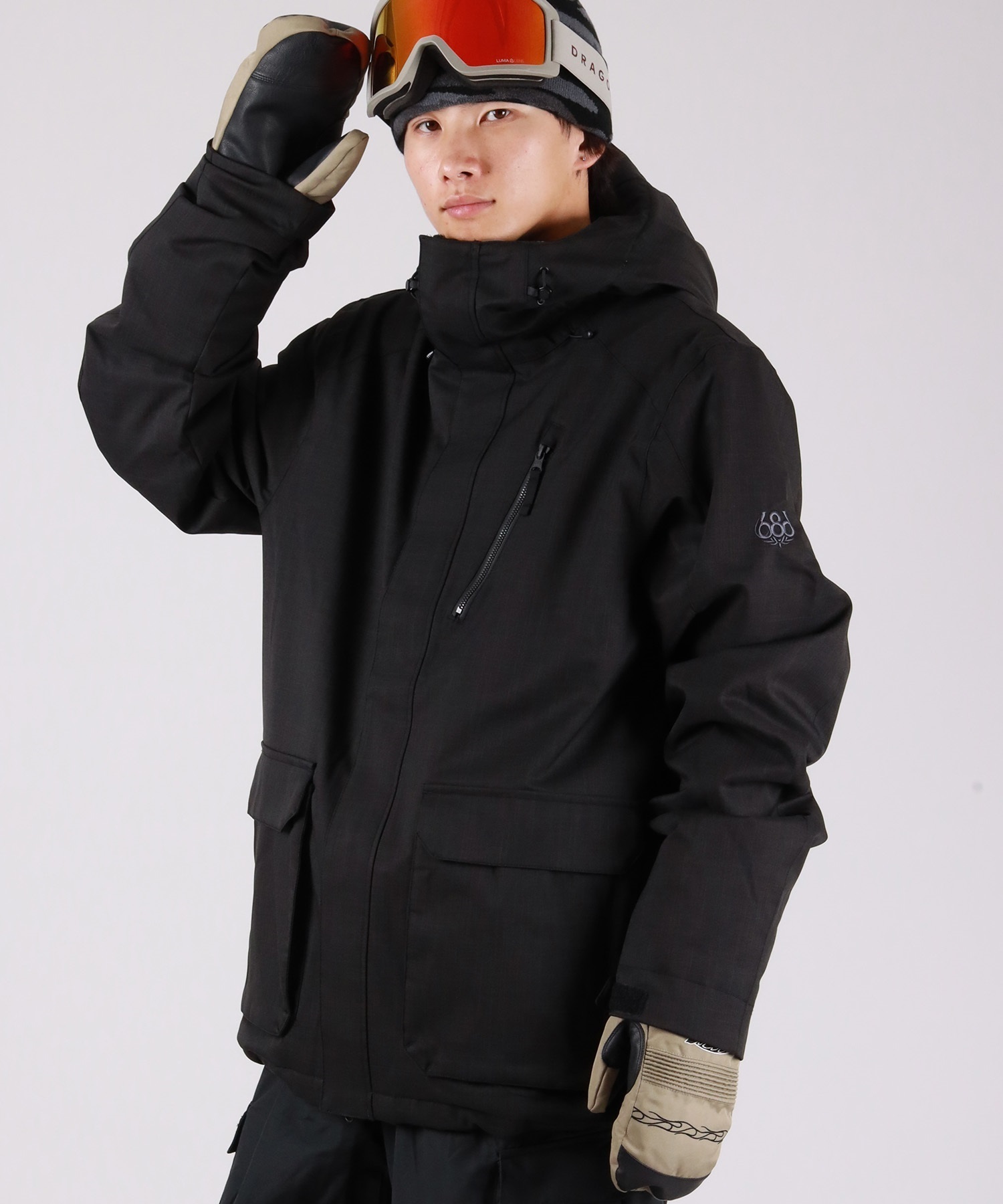 686 スノーボードジャケット パンツ セット シックスエイトシックス 686 シックスエイトシックス GORE-TEX CORE SHELL ユニセックス