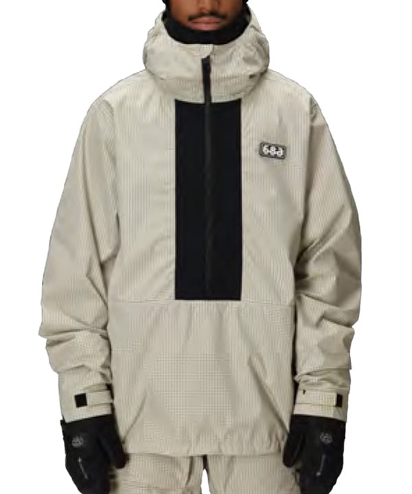 【早期購入/店頭受取対象外】 686 シックスエイトシックス スノーボード ウェア ジャケット ユニセックス GHOST 2.5L ANORAK 25-26モデル MM A17