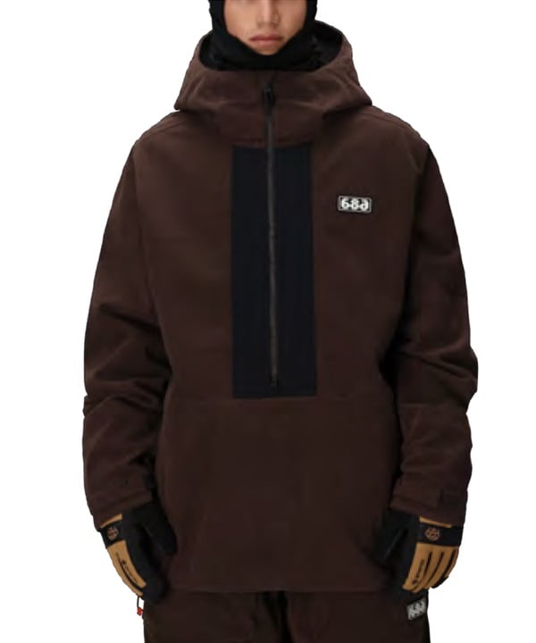 【早期購入/店頭受取対象外】 686 シックスエイトシックス スノーボード ウェア ジャケット ユニセックス GHOST 2.5L ANORAK 25-26モデル MM A17