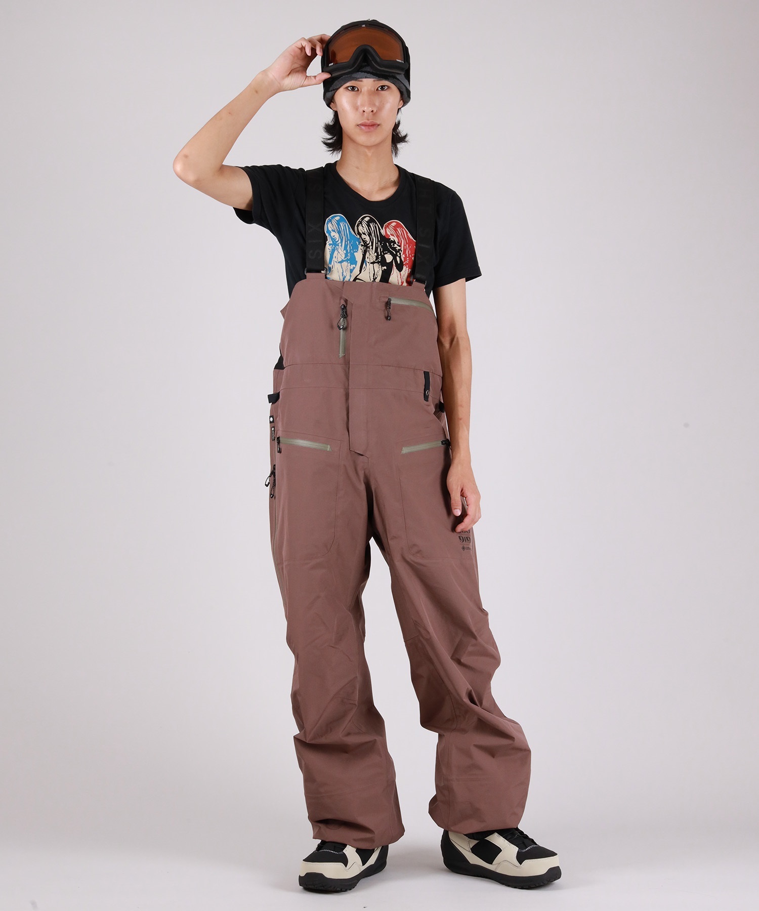 【早期購入/店頭受取対象外】 686 シックスエイトシックス スノーボード ウェア パンツ ユニセックス GORE-TEX 3L ATV BIB ゴアテックス 25-26モデル MM A17(PEPC-M)