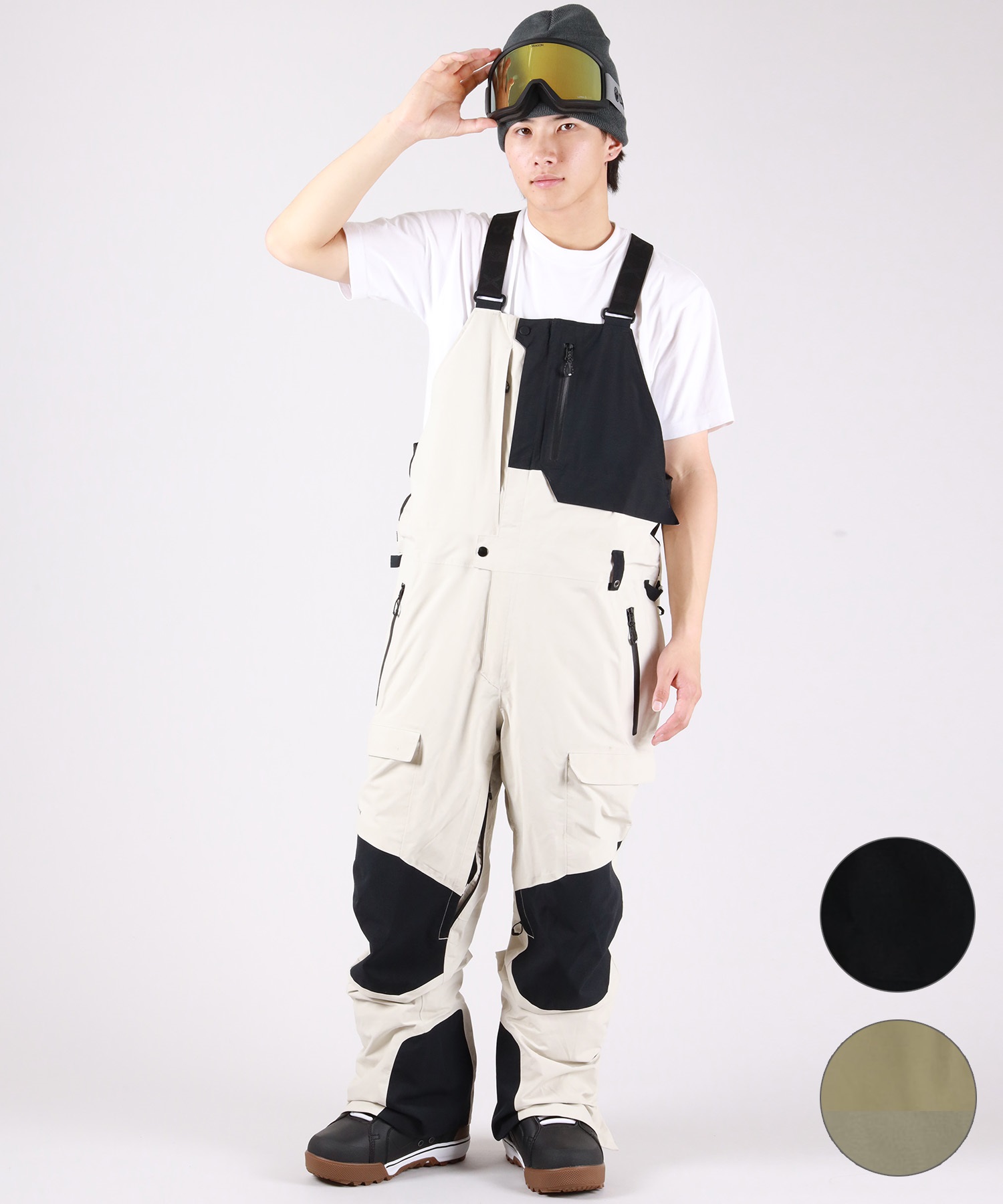 【早期購入/店頭受取対象外】 686 シックスエイトシックス スノーボード ウェア パンツ ユニセックス GORE-TEX DISPATCH BIB ゴアテックス 25-26モデル MM A17(BLK-M)