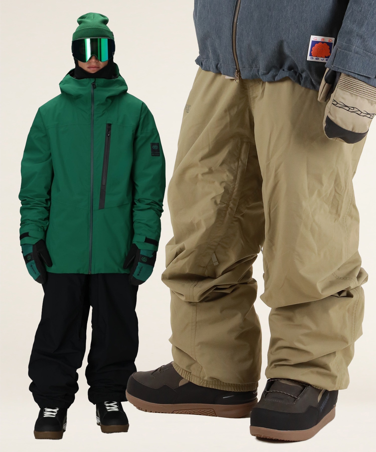 【早期購入/店頭受取対象外】 686 シックスエイトシックス スノーボード ウェア パンツ ユニセックス GORE-TEX DOJO SHELL ゴアテックス 25-26モデル MM A17(SGE-XS)