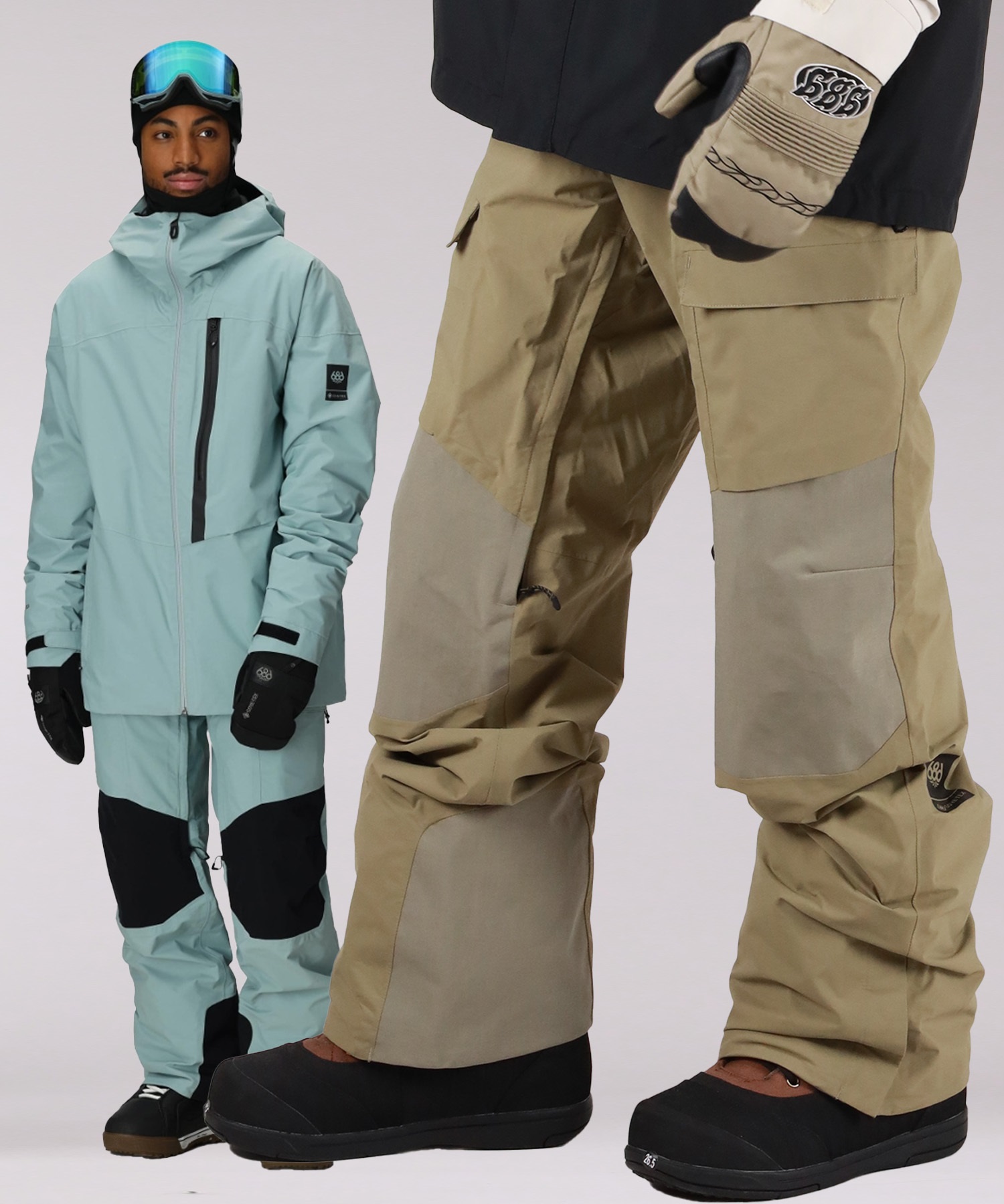 【早期購入/店頭受取対象外】 686 シックスエイトシックス スノーボード ウェア パンツ ユニセックス GORE-TEX DISPATCH ゴアテックス 25-26モデル MM A17(SGE-M)