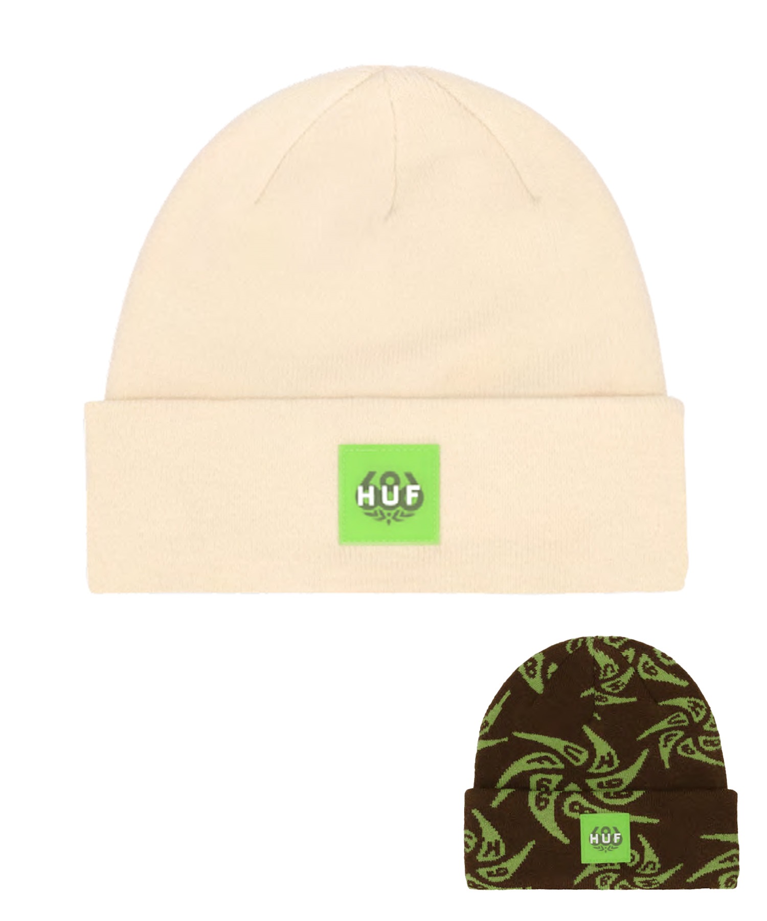686×HUFコラボ　25-26 上下L グローブM ビーニー　ネックチューブ 686 シックスエイトシックス HUF BEANIE スノーボード ビーニー ユニ