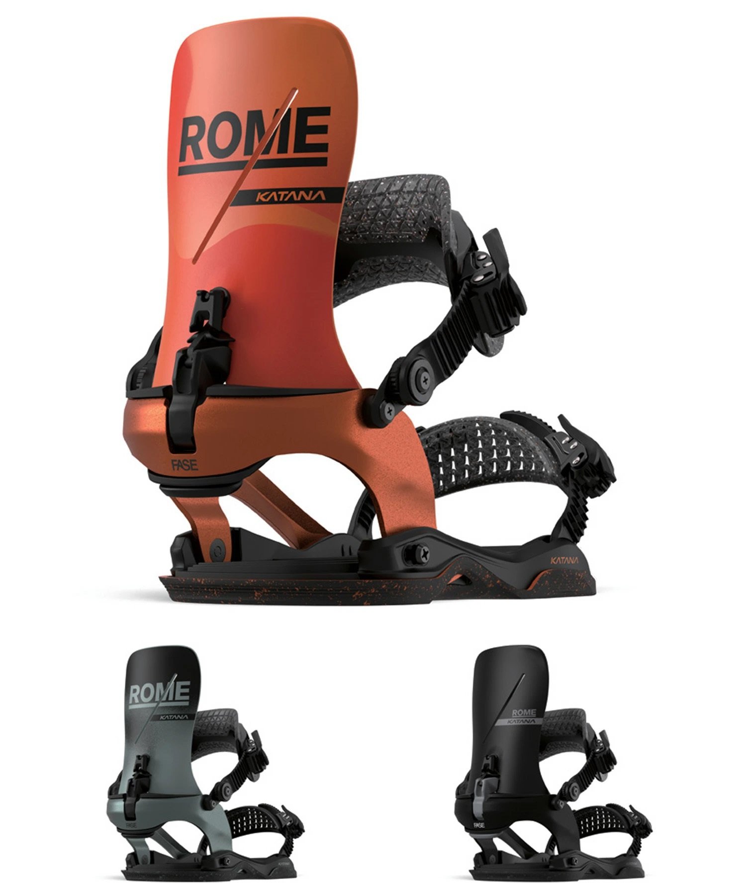 【早期購入】 ROME ローム スノーボード バインディング ビンディング ユニセックス KATANA AW FASE  ムラサキスポーツ 25-26モデル MM B21