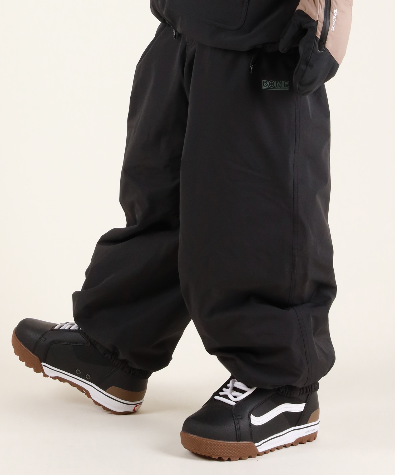 【2526】ROME ローム スノーボード パンツ ユニセックス PROFIT PT ムラサキスポーツ 25-26モデル MM D18(BLACK-XS)