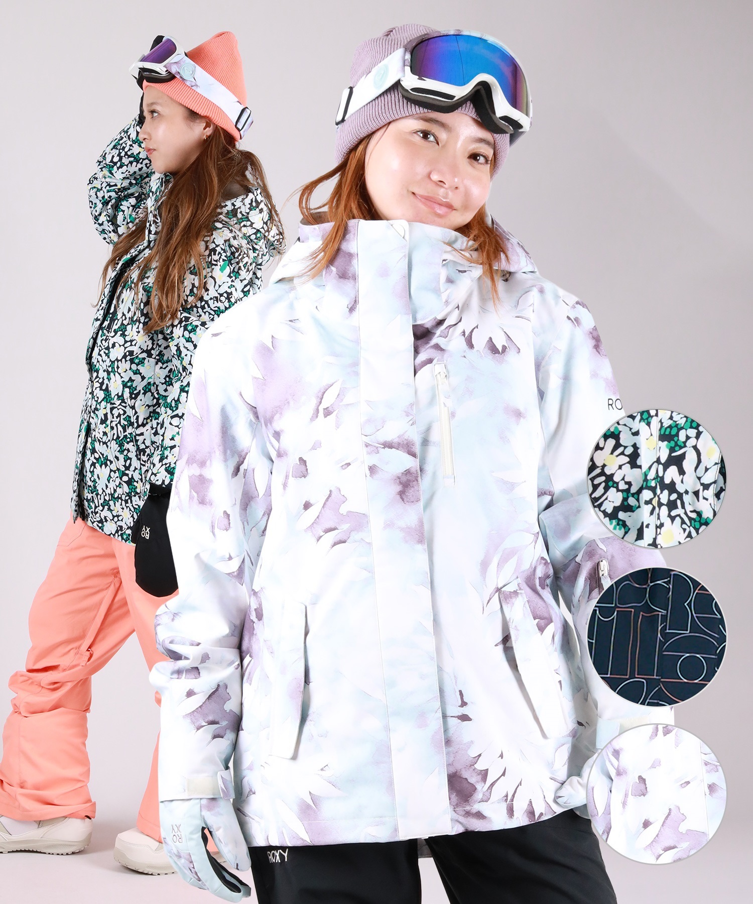ROXY スキー スノーボード ウェア 120,130cm ROXY（ロキシー） ジャケット×ICEPARDAL パンツロキシー スノーボード