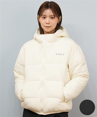 ROXY ロキシー ジャケット レディース 中綿 撥水 シンプル RJK254018(BLK-M)