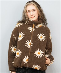 ROXY ロキシー ジャケット レディース ショート丈 ボア ロゴ RJK254025(BRN-M)