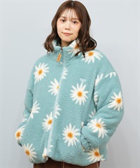 ROXY ロキシー ジャケット レディース ショート丈 ボア ロゴ RJK254025(BLU-M)