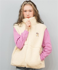 ROXY ロキシー ベスト レディース ボア 撥水 中綿 BELLIS BOA VEST