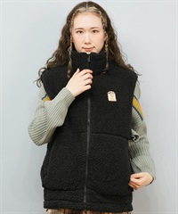 ROXY ロキシー ベスト レディース ボア 撥水 中綿 BELLIS BOA VEST RJK254020(BLK-S)