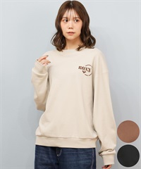 ROXY ロキシー トレーナー スウェット レディース ワンポイント シンプル JIVY PULL OVER RPO254028(BLK-M)