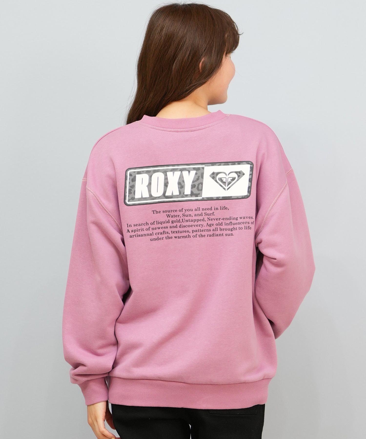 ROXY ロキシー トレーナー スウェット レディース クルーネック ロゴ