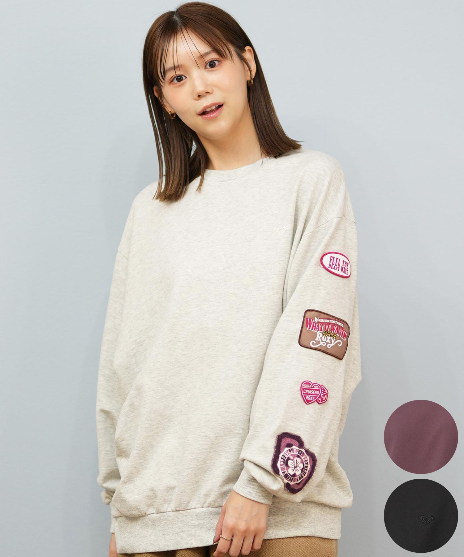 ROXY ロキシー トレーナー スウェット レディース 古着風 ヴィンテージ