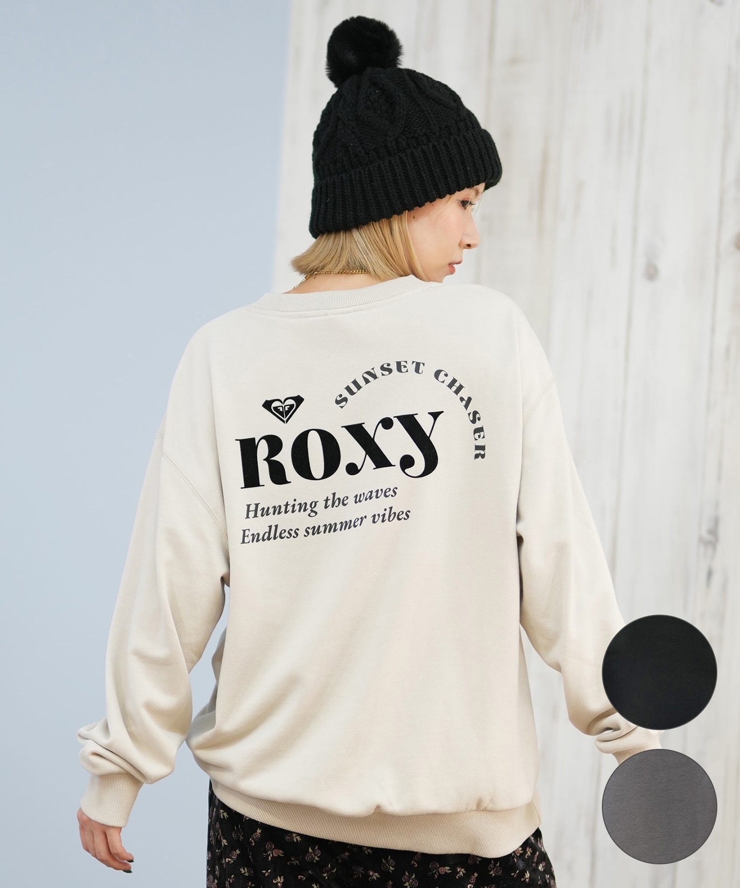 ROXY ロキシー トレーナー スウェット レディース クルーネック ロゴ