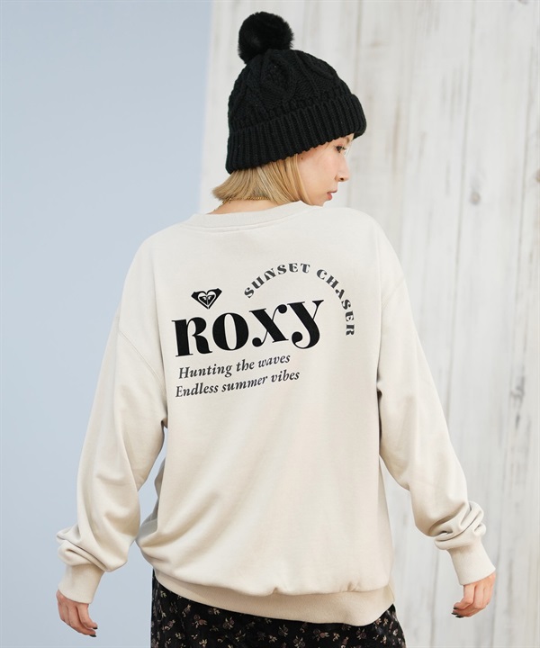 ROXY ロキシー トレーナー スウェット レディース クルーネック ロゴ バックプリント RPO254628M