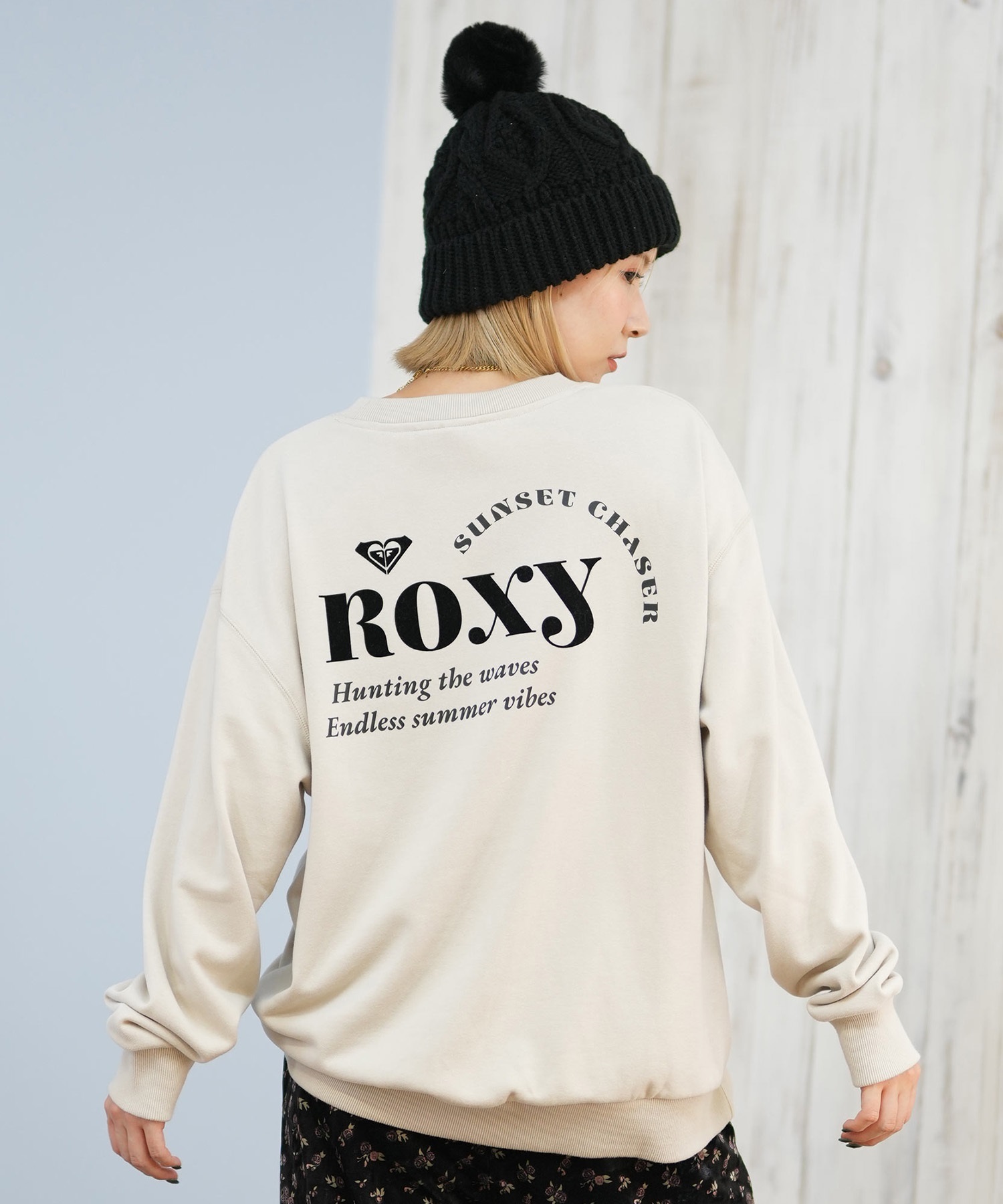 ROXY ロキシー トレーナー スウェット レディース クルーネック ロゴ
