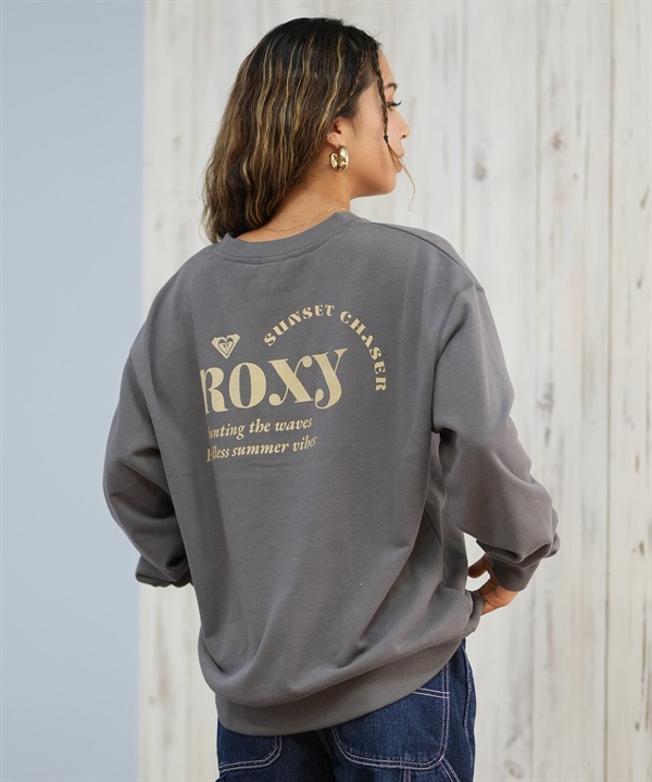 ROXY ロキシー トレーナー スウェット レディース クルーネック ロゴ バックプリント RPO254628M