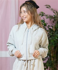 ROXY ロキシー パーカー ジップアップ レディース クロップド丈 バックプリント セットアップ対応 RZP251063