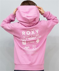 ROXY ロキシー ジップアップ パーカー レディース バックプリント ロゴ HISTORICAL LOGO ZIP HOODIE RZP254027(PNK-M)