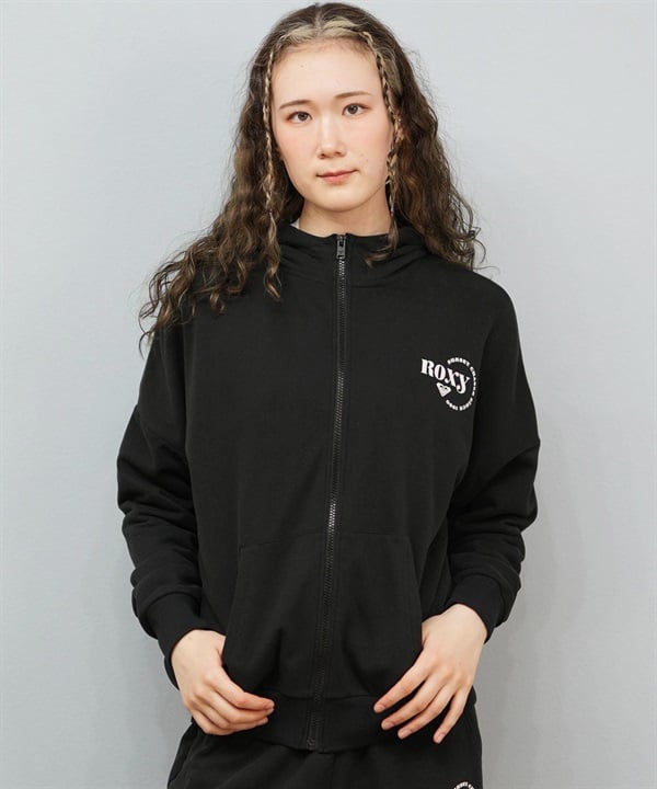 ROXY ロキシー ジップアップ パーカー レディース ロゴ シンプル JIVY ZIP HOODIE RZP254029