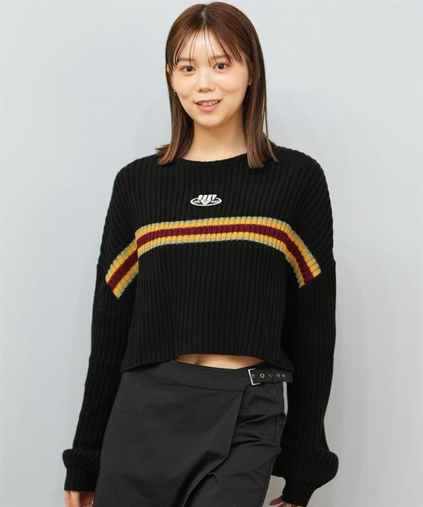 ROXY ロキシー ニット セーター レディース クロップド丈 ショート丈 ワイドシルエット HORIZON SWEATER RSR254007