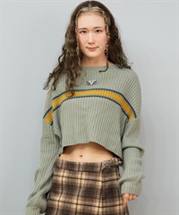 ROXY ロキシー ニット セーター レディース クロップド丈 ショート丈