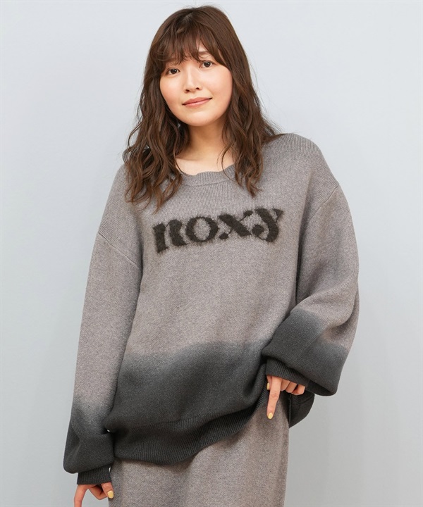 ROXY ロキシー ニット セーター レディース グラデーション ロゴ セットアップ対応 RSR254613M