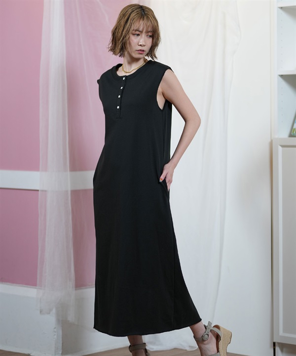 ROXY ロキシー ワンピース レディース ノースリーブロングワンピース CHERISH AND RELISH RDR251093