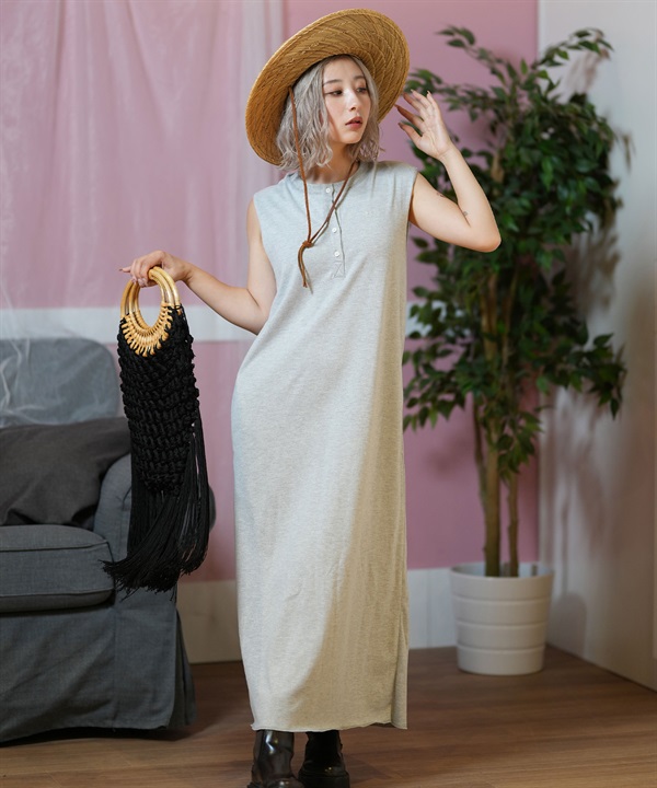ROXY ロキシー ワンピース レディース ノースリーブロングワンピース CHERISH AND RELISH RDR251093