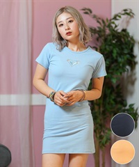 ROXY ロキシー ワンピース レディース Tシャツワンピース ロゴ PLAYLIST RDR252030