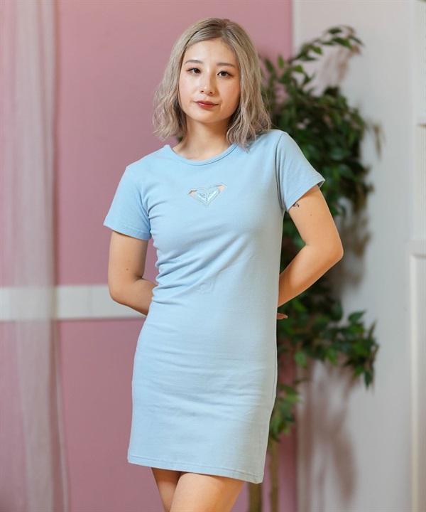 ROXY ロキシー ワンピース レディース Tシャツワンピース ロゴ PLAYLIST RDR252030