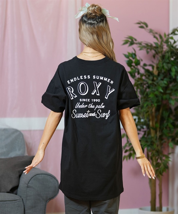 ROXY ロキシー ワンピース レディース Tシャツワンピース 半袖 バックプリント AMAZING PLACES RDR252032