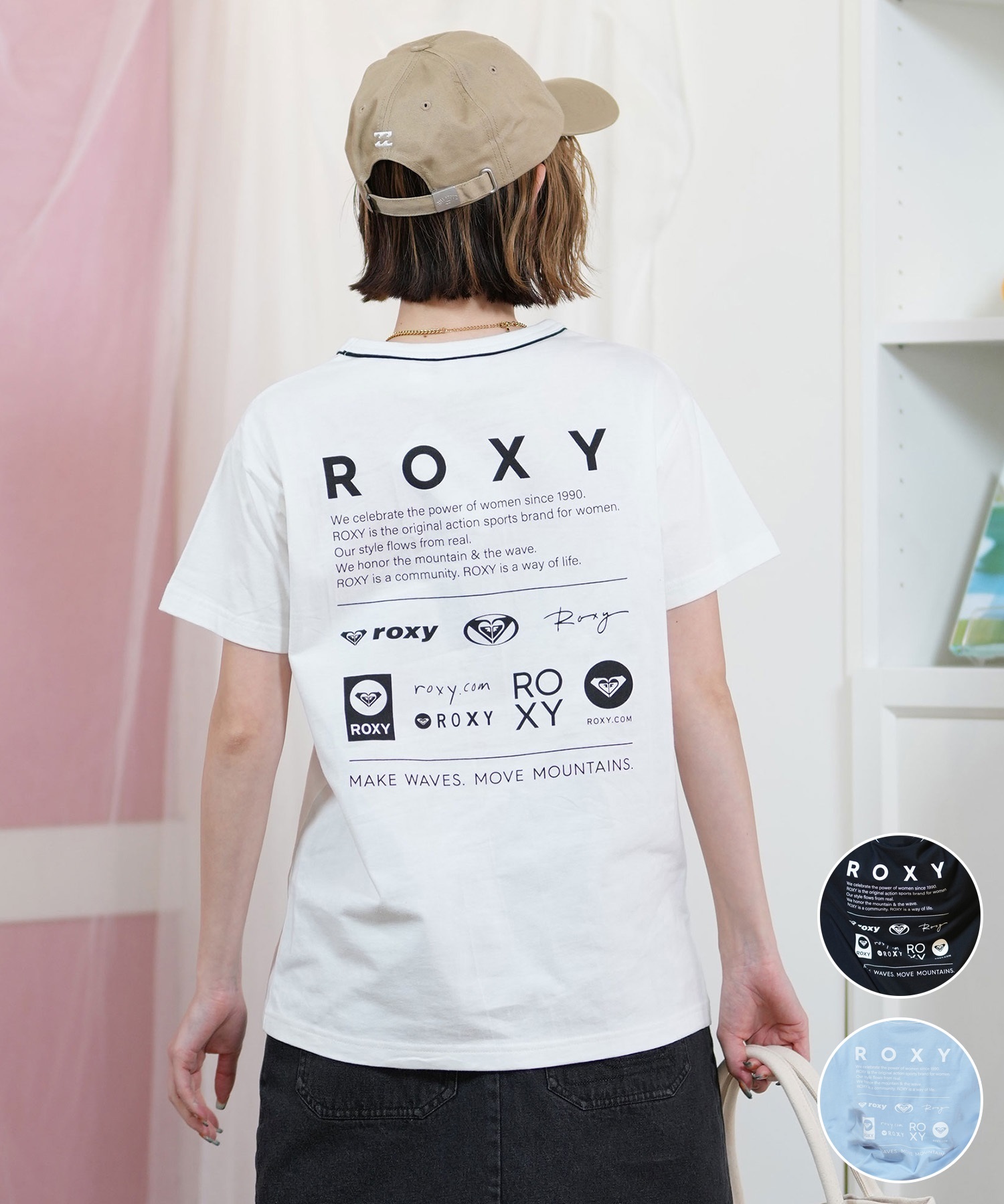 ROXY ロキシー レディース 半袖 Tシャツ バックプリントTシャツ