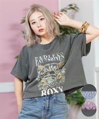 ROXY ロキシー 半袖 Tシャツ レディース フロントプリント クロップド丈 RST251651M