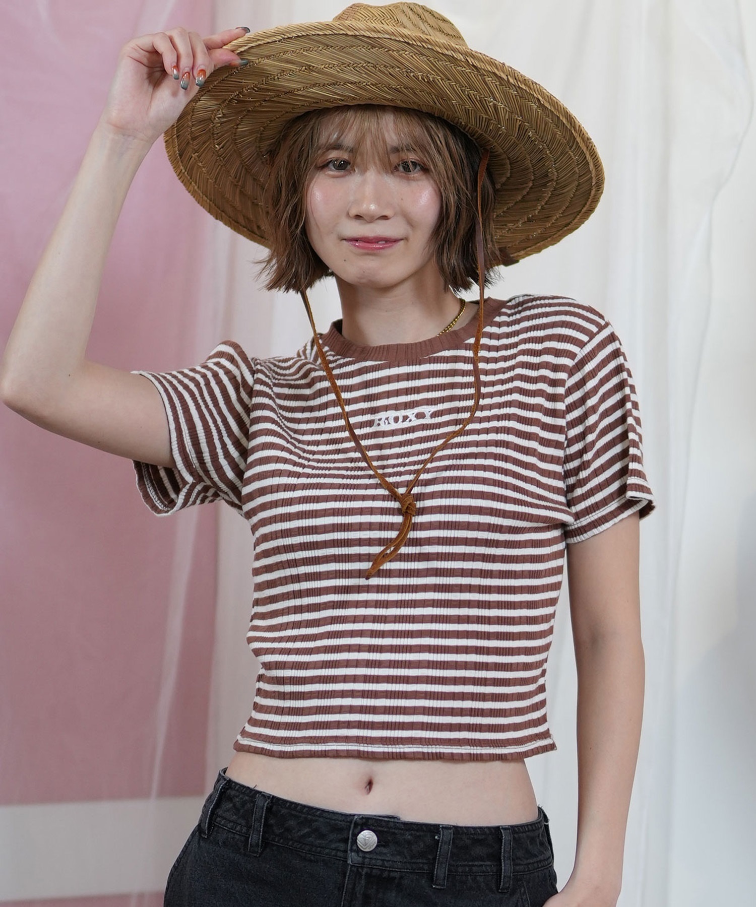 AUS発★ROXY★コットン クロップド丈 ロゴ入り 半袖 Tシャツ 楽天市場】【さらにP15倍☆SALE】【ネコポス配送】ロキシー 半袖