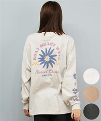 ROXY ロキシー 長袖 Tシャツ ロンT レディース バックプリント ロゴ BELLIS L S TEE RLT254033(BEG-S)