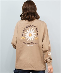 ROXY ロキシー 長袖 Tシャツ ロンT レディース バックプリント ロゴ BELLIS L S TEE RLT254033(BEG-S)
