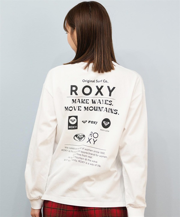 ROXY ロキシー 長袖 Tシャツ ロンT レディース バックプリント ロゴ HISTORICAL LOGO L S TEE RLT254042