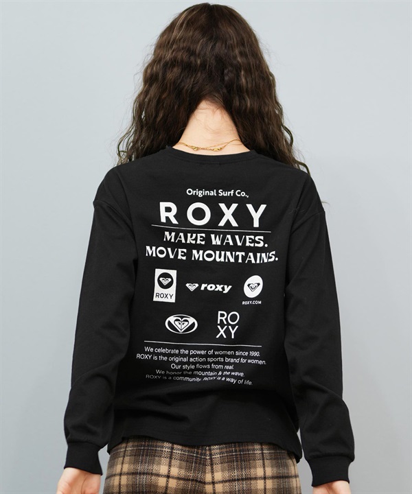 ROXY ロキシー 長袖 Tシャツ ロンT レディース バックプリント ロゴ HISTORICAL LOGO L S TEE RLT254042