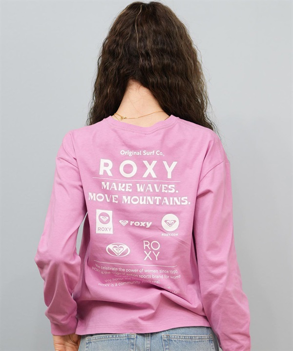 ROXY ロキシー 長袖 Tシャツ ロンT レディース バックプリント ロゴ HISTORICAL LOGO L S TEE RLT254042
