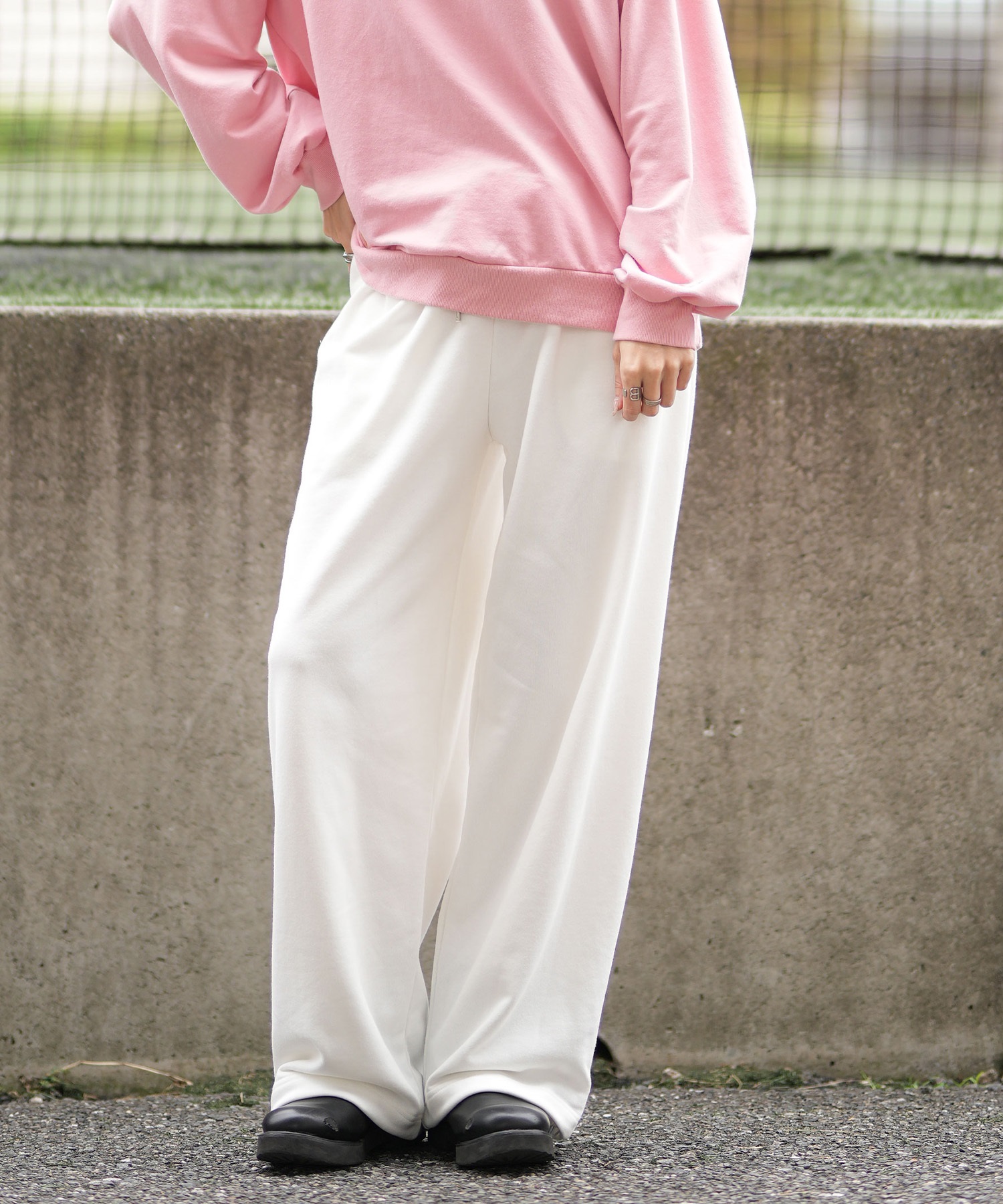ROXY ロキシー ロングパンツ スウェットパンツ レディース ワンポイント ロゴ 裏毛 セットアップ対応 RPT251069(WHT-S)