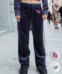 ROXY ロキシー × MANA ロングパンツ レディース ベロア セットアップ対応 ROXY CRUISERS RPT254618T(NVY-M)