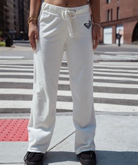 ROXY ロキシー × MANA ロングパンツ レディース ベロア セットアップ対応 ROXY CRUISERS RPT254618T(WHT-M)