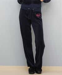 ROXY ロキシー × MANA ロングパンツ レディース ベロア セットアップ対応 ROXY CRUISERS RPT254618T(NVY-M)