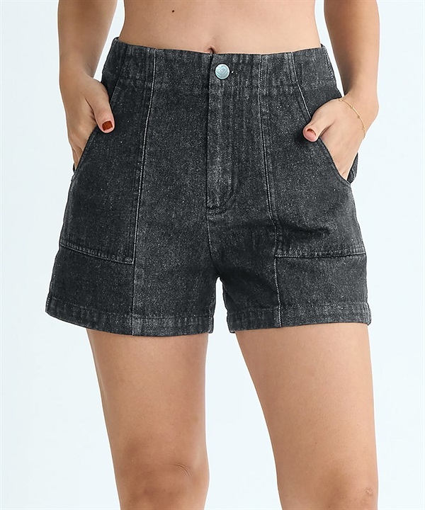 ROXY ロキシー ハーフパンツ ショートパンツ レディース ショーツ ハイウエスト デニム FAVORITE RPT252033